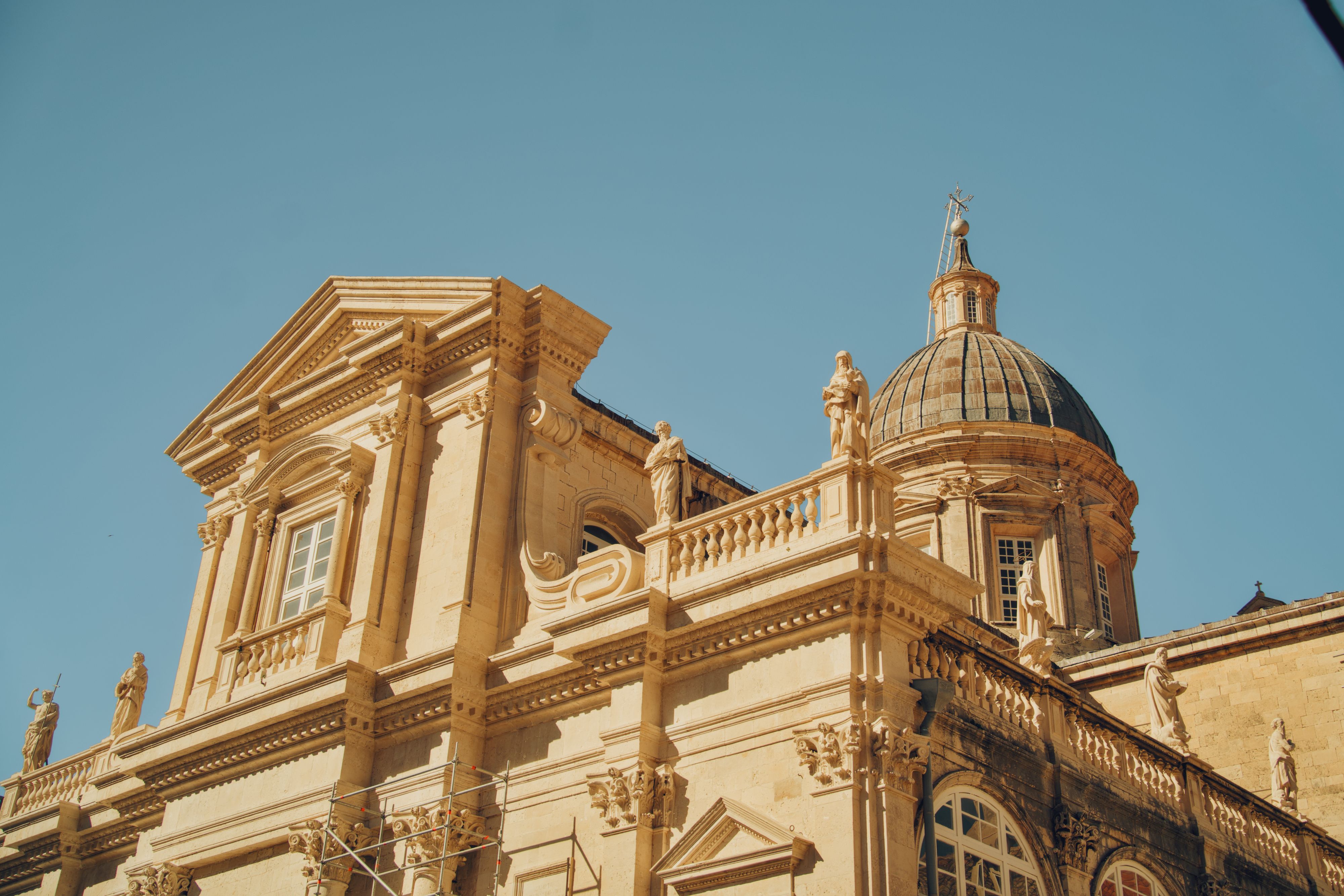 Baroque cathedral of the Assumption in Old Town