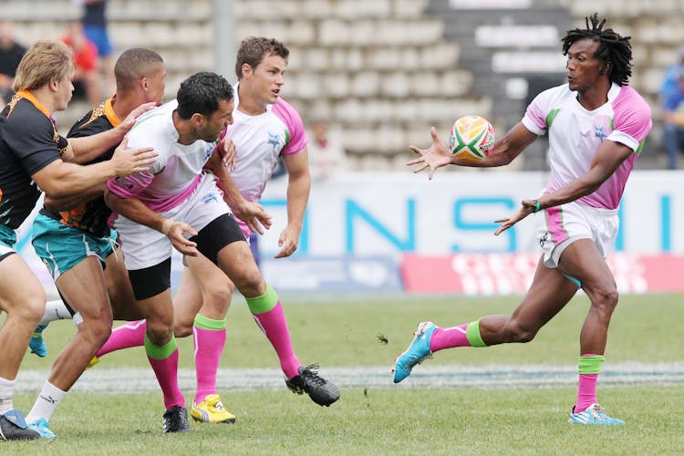 Group Of People Playing Rugby