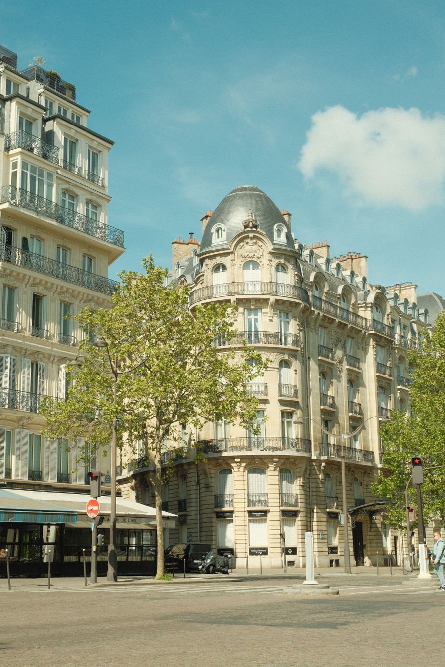 Immeuble haussmannien à Paris