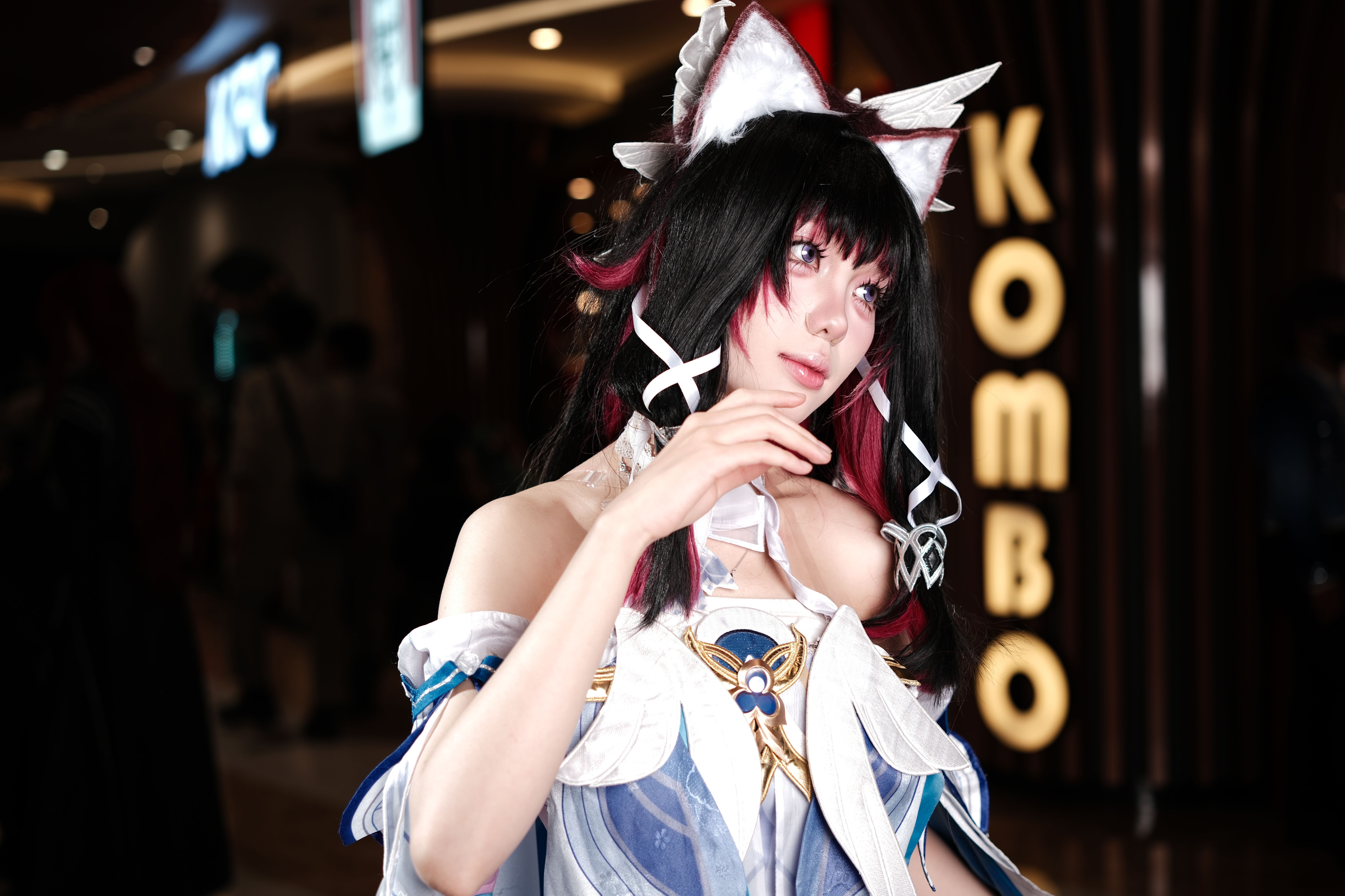 Captivating Cosplay Portrait Amidst Vietnamese Venue