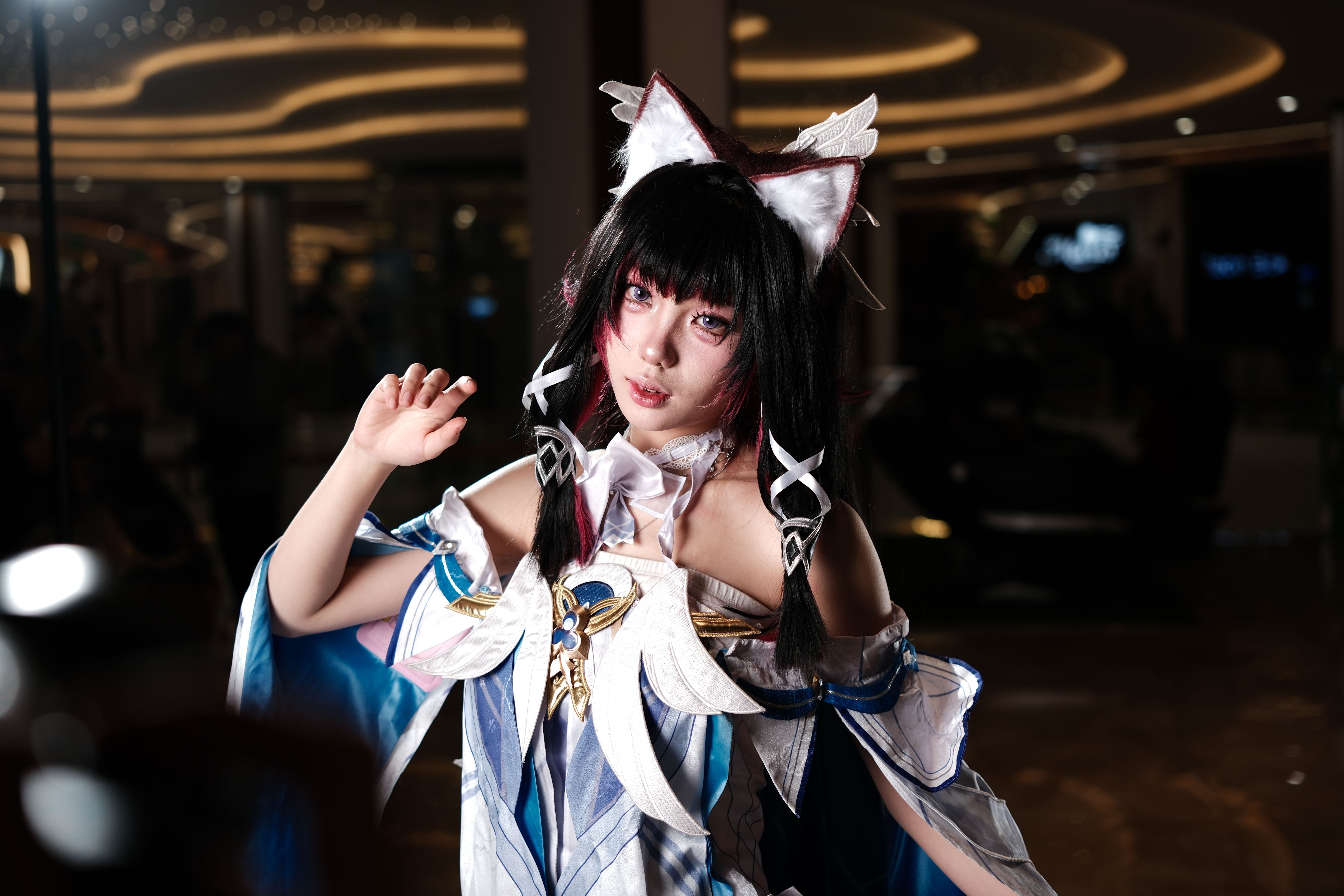 Cosplay Character in Intricate Fantasy Costume