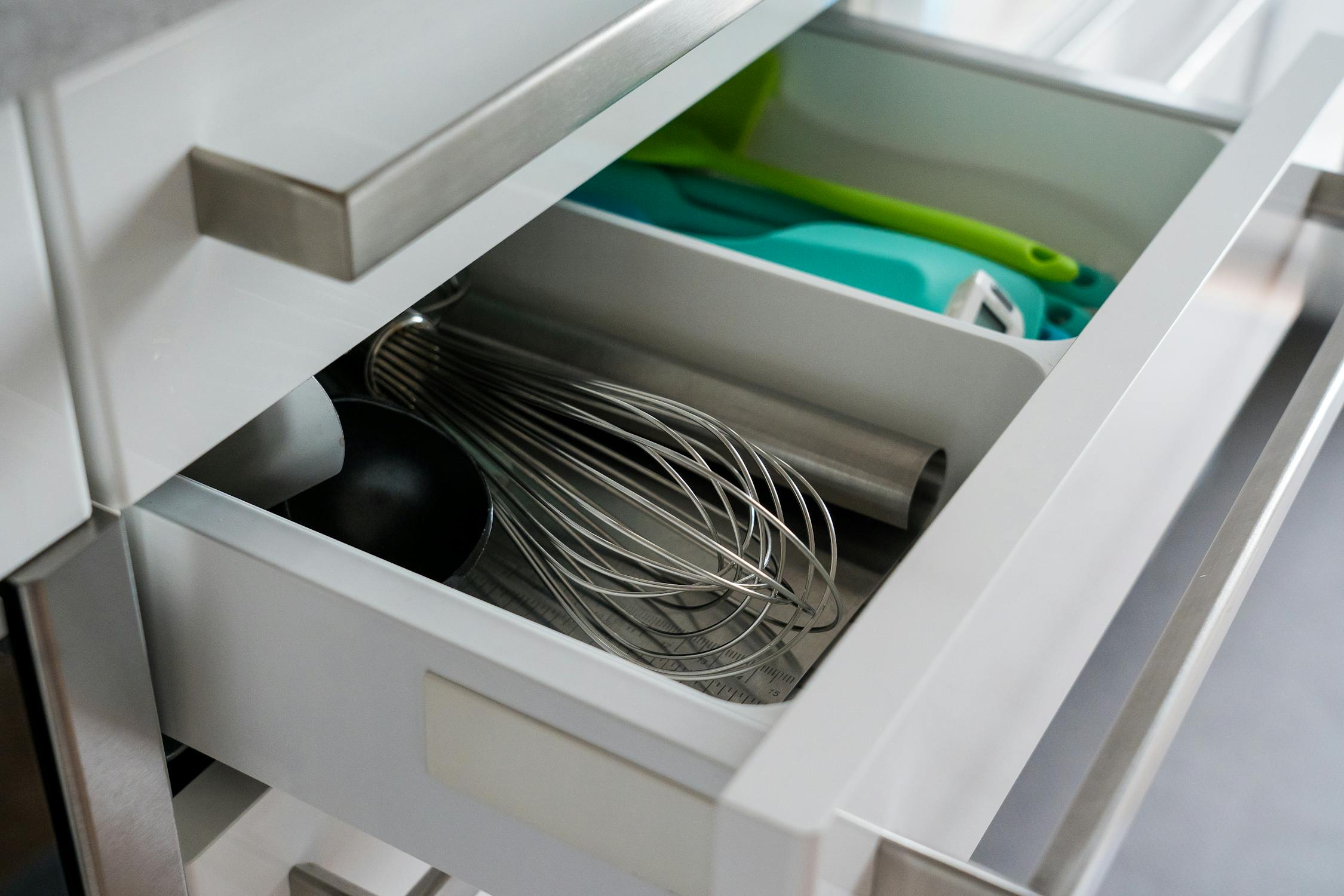 Whisk on a Kitchen Drawer