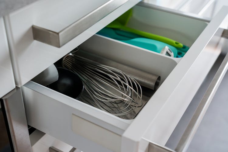 Whisk On A Kitchen Drawer