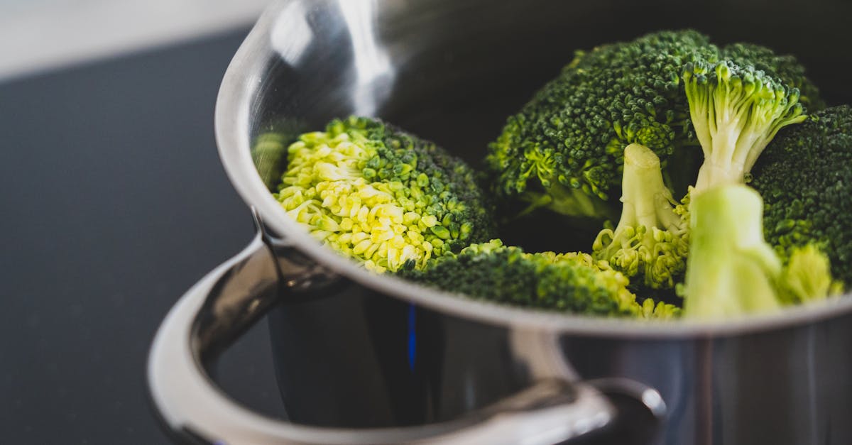 How long to boil broccoli and cauliflower for baby