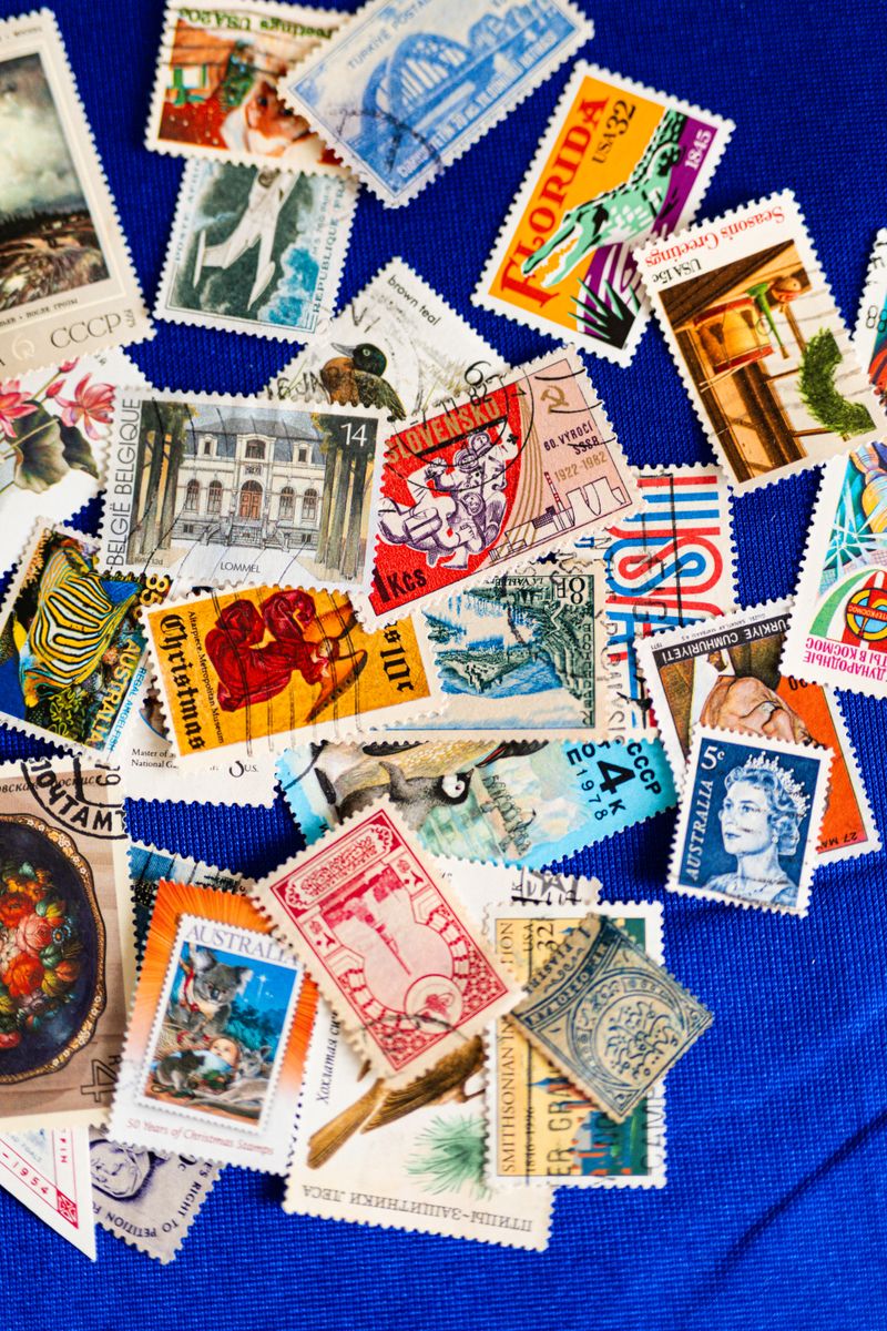 Collection of Turkish Postage Stamps · Free Stock Photo