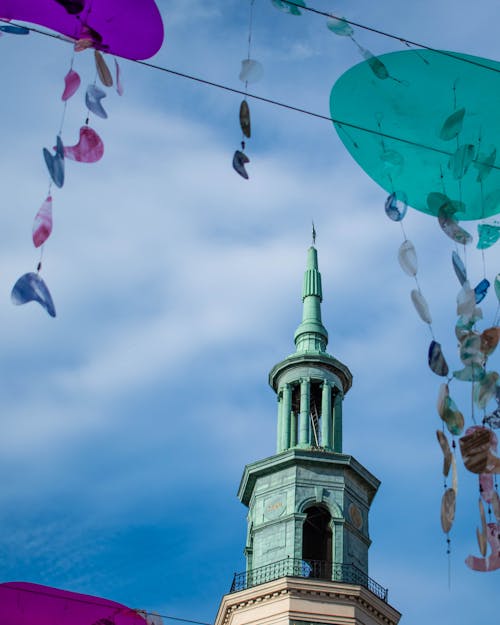 Kostnadsfri bild av gammal gata, klocktorn, offentliga torget