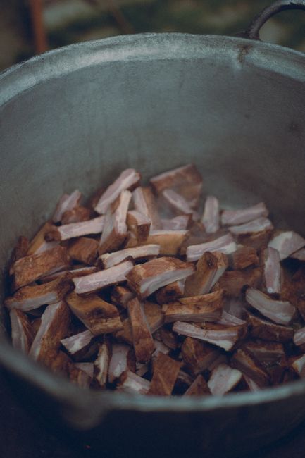 raw pork ribs preparation