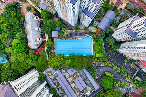 Free Aerial Photo of City Stock Photo