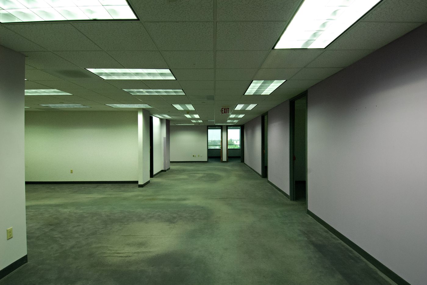 Shared commercial building interior