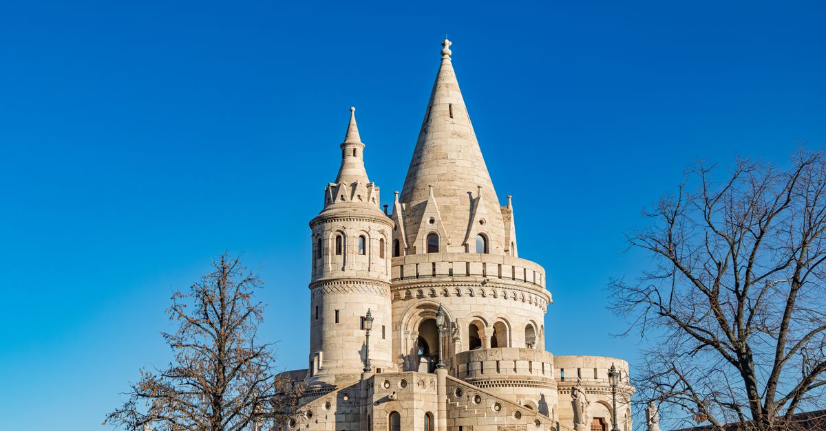Fisherman's Bastion in Budapest, Hungary, beautifully captured on a sunny day.