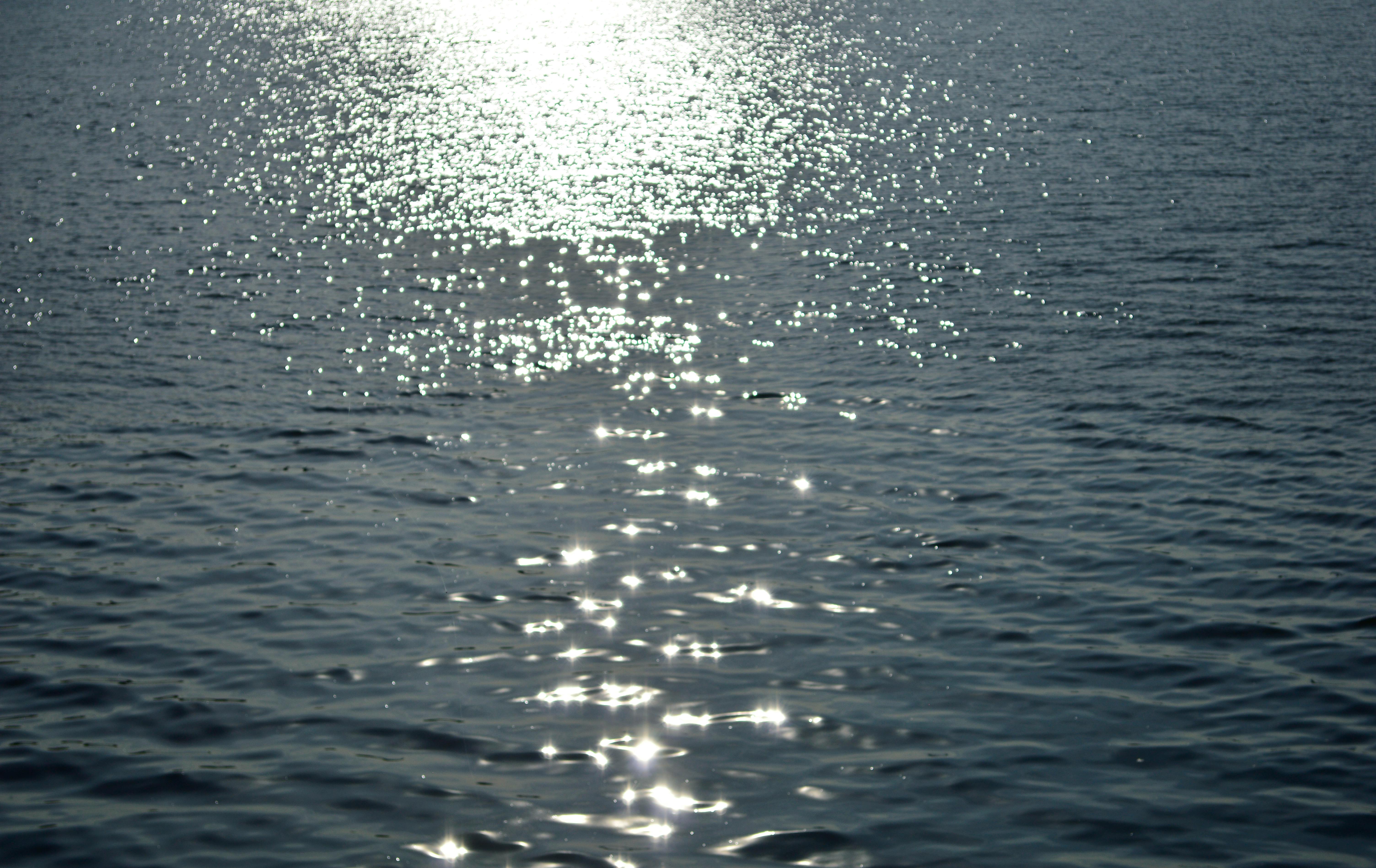 Free stock photo of blue water, light reflections, water