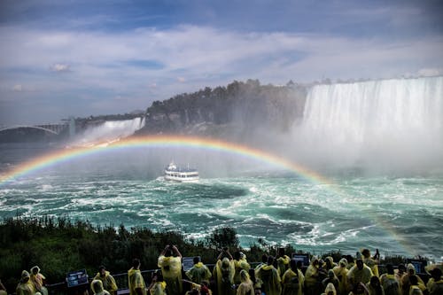 尼亞加拉, 尼亞加拉瀑布, 彩虹 的 免費圖庫相片