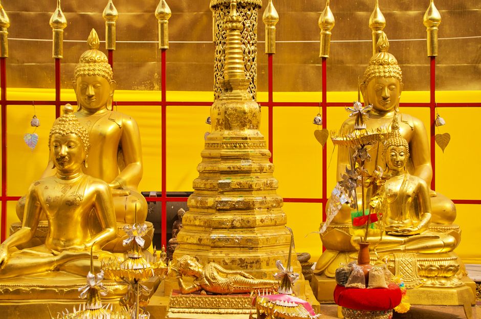 Trek montagne au Doi Suthep avec moines bouddhistes