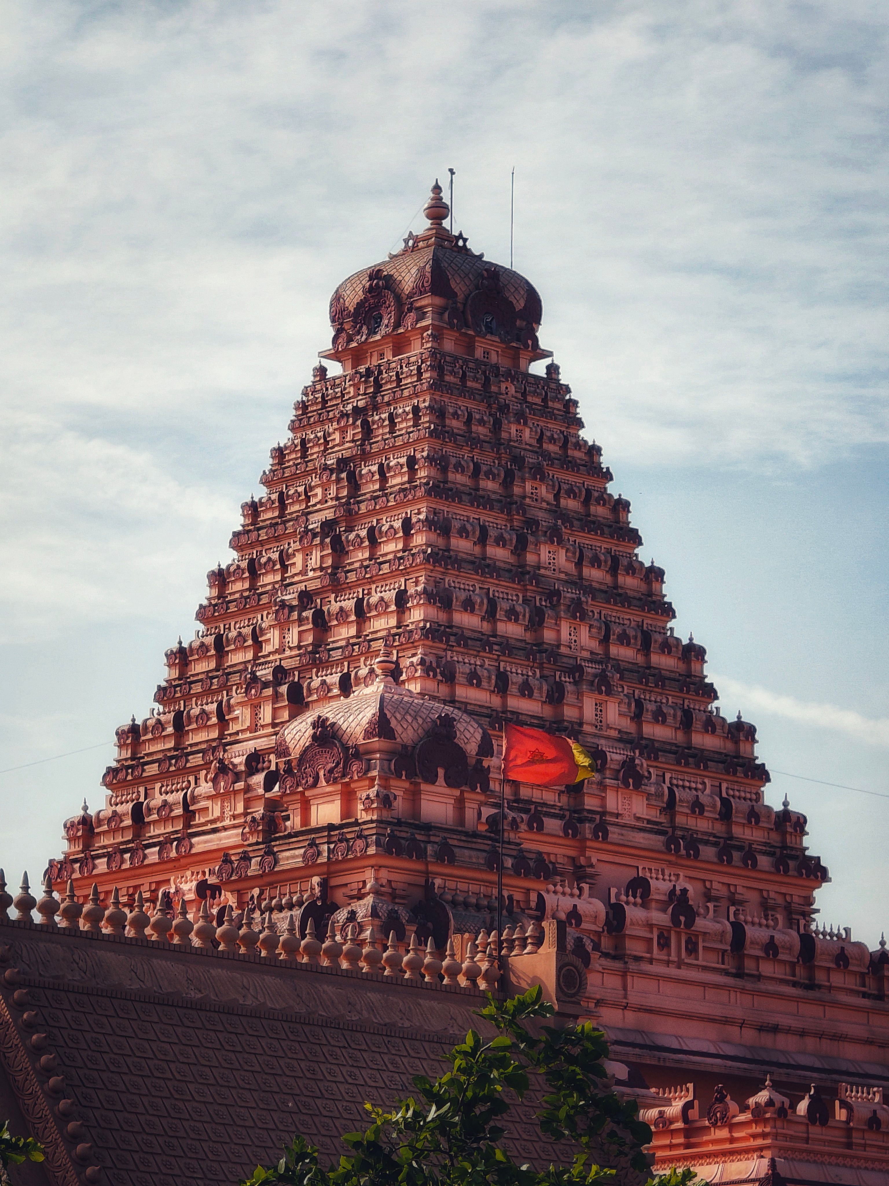 Majestic Ancient Temple under Blue Sky · Free Stock Photo