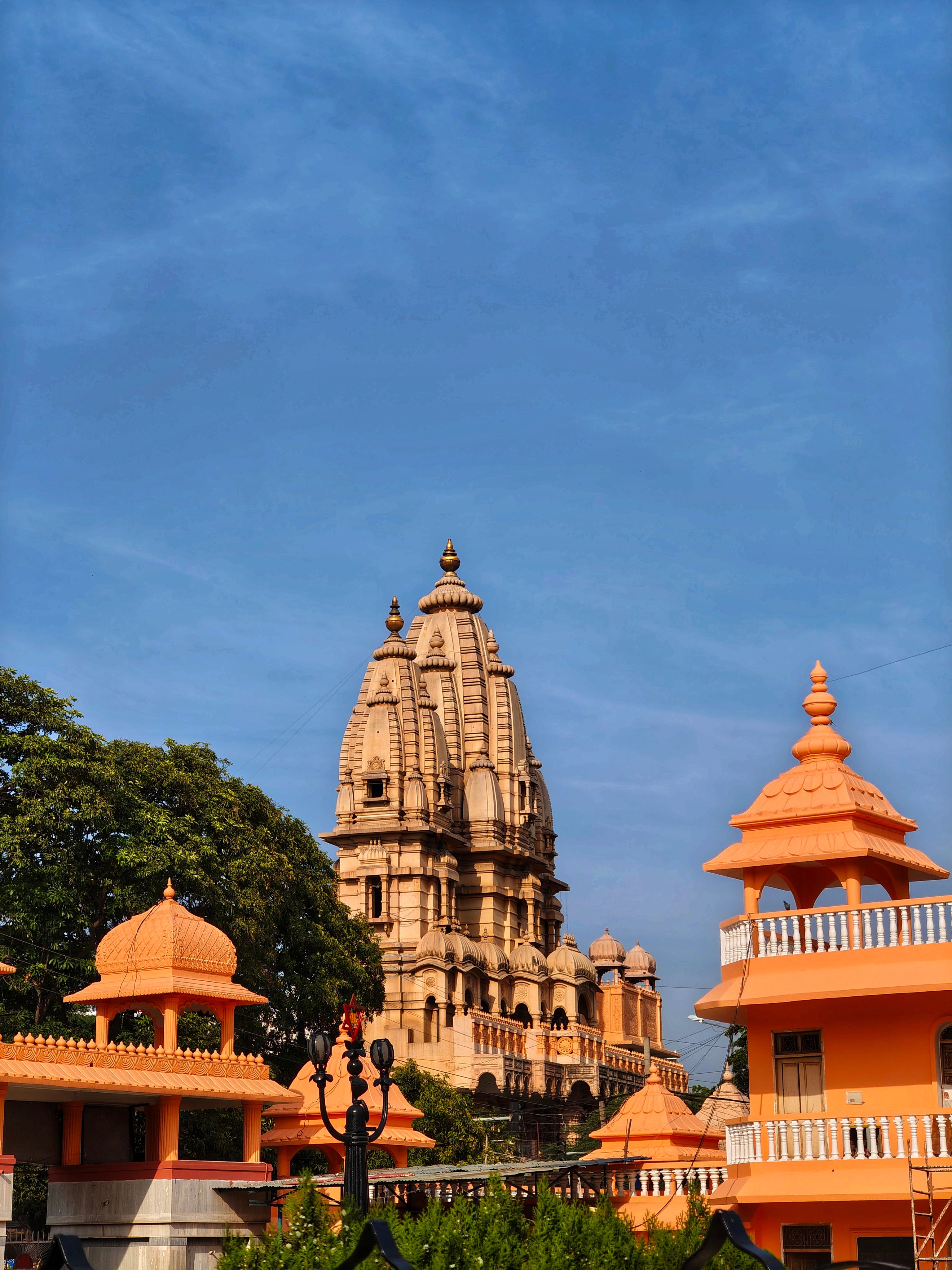 Majestic Temple Amidst Clear Blue Sky · Free Stock Photo