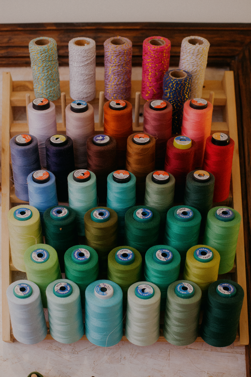 Colorful Thread Rolls Photo of Colorful Thread Rolls · Free Stock Photo