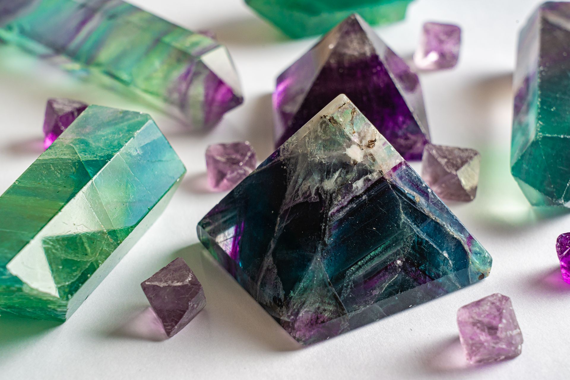 Close Up Photo of Crystals