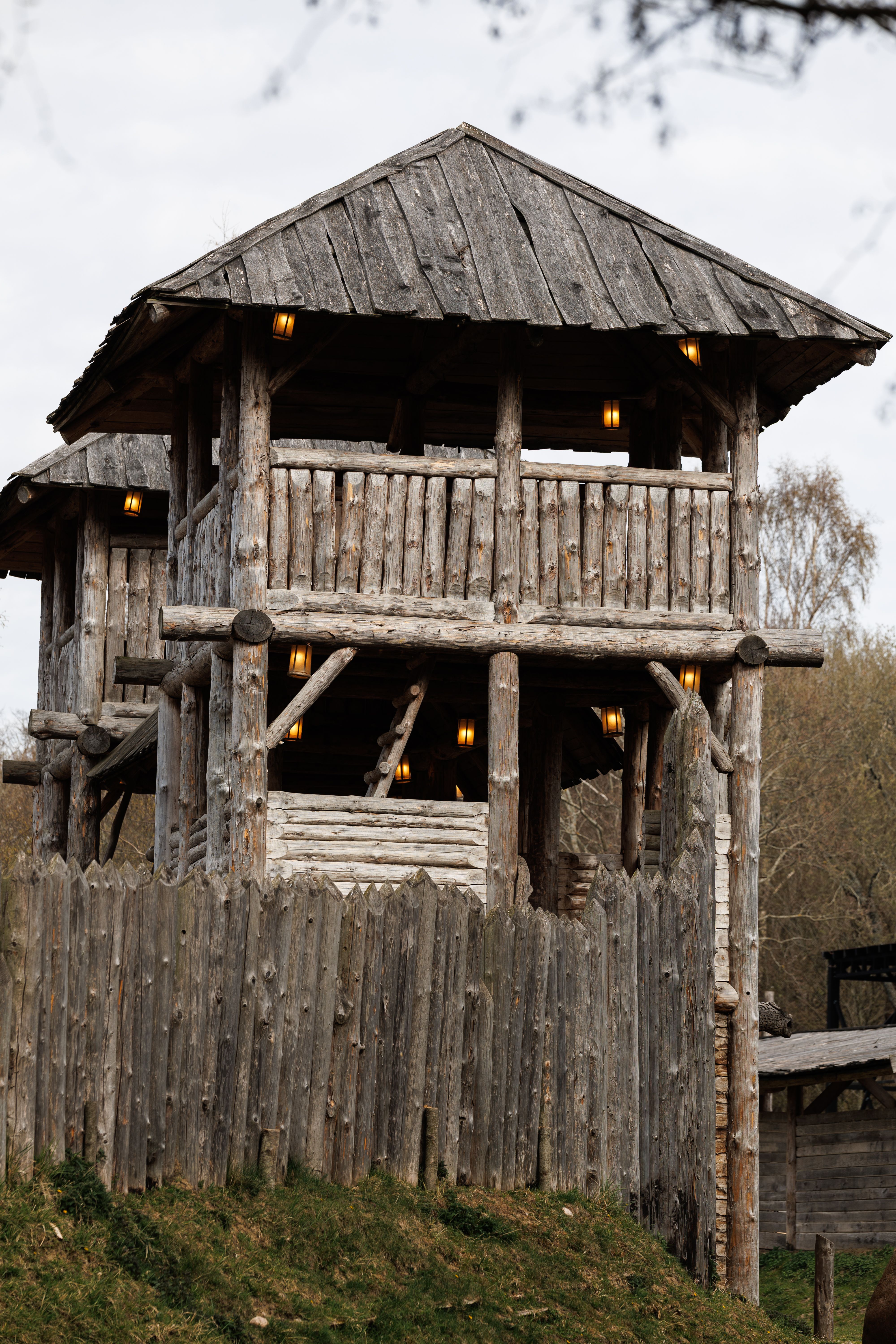 Rustic Wooden Fortress Tower in Kaliningrad · Free Stock Photo