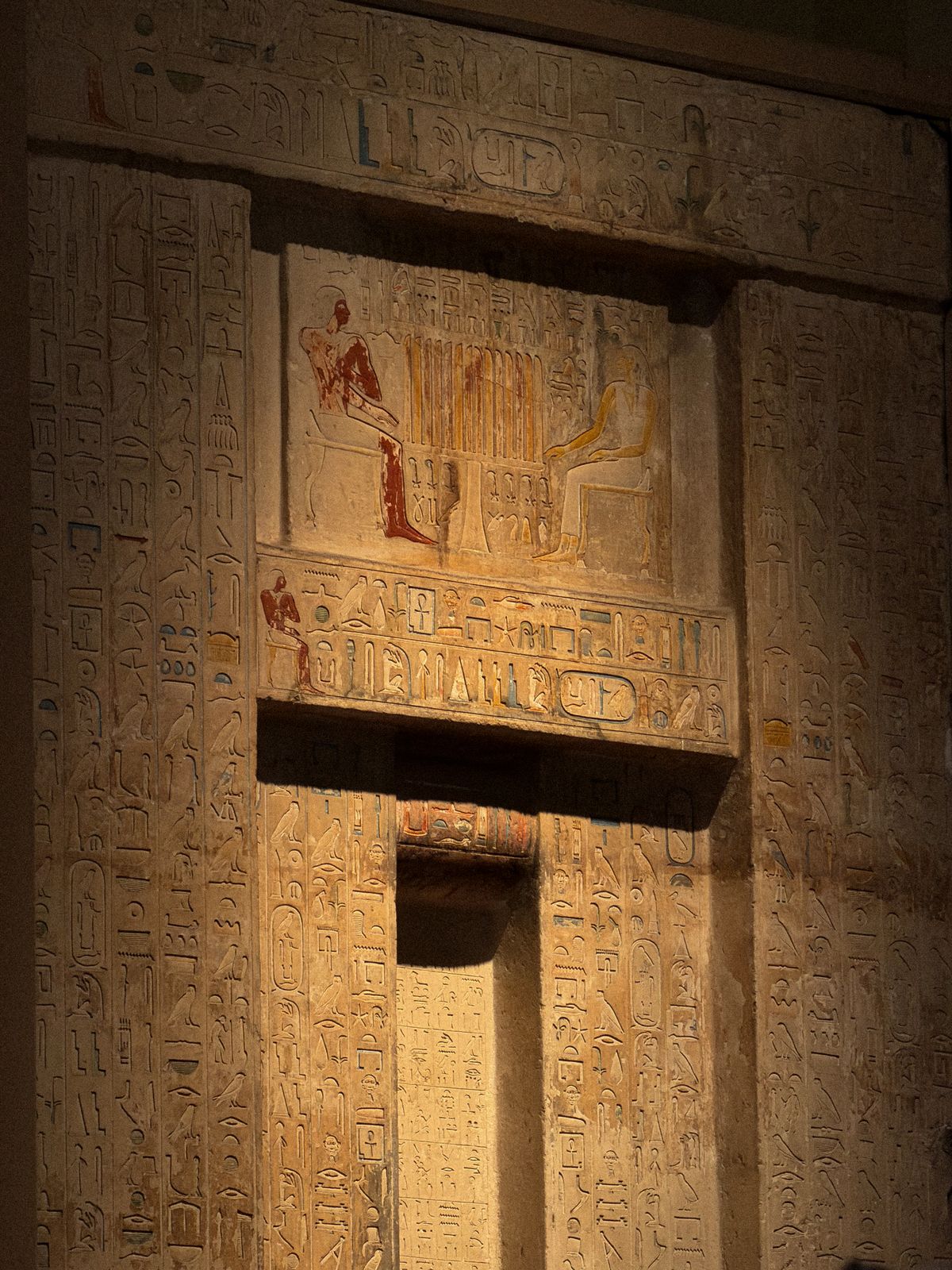 Ancient Egyptian Hieroglyphics Stone Relief · Free Stock Photo