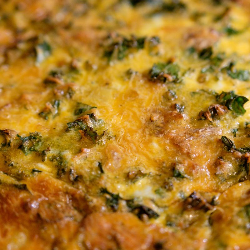 Easter Brunch Quiche with Ham and Asparagus