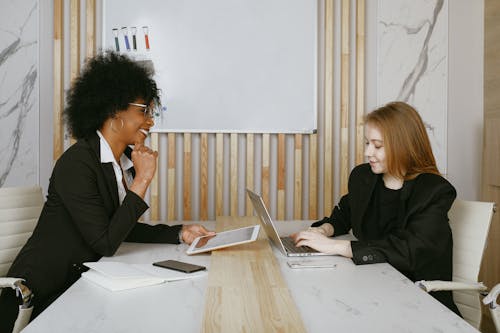 Free People Working in Office Stock Photo