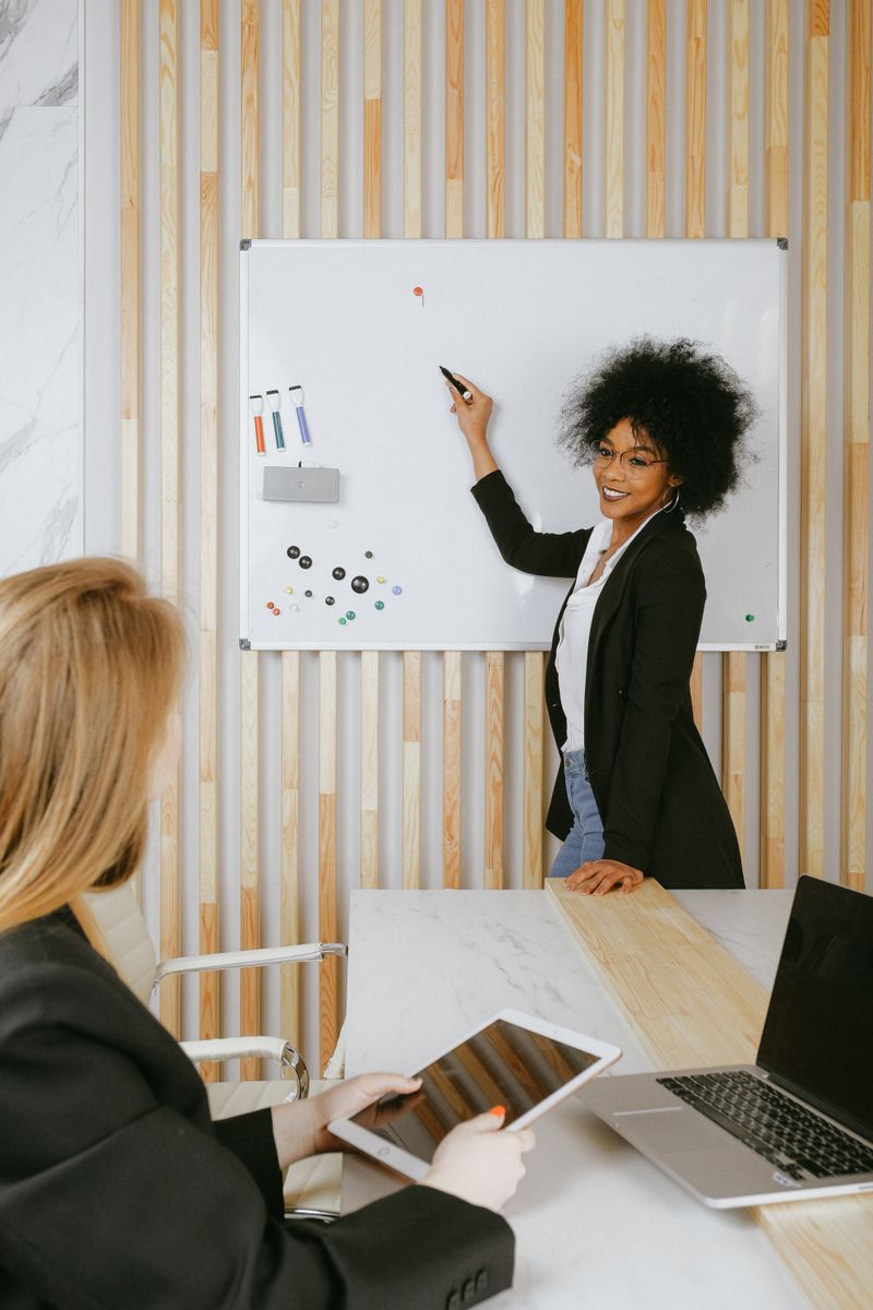 Professional remote worker managing multiple communication channels