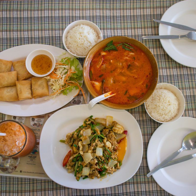 Thai Panang Curry Duck and Pineapple Chowder