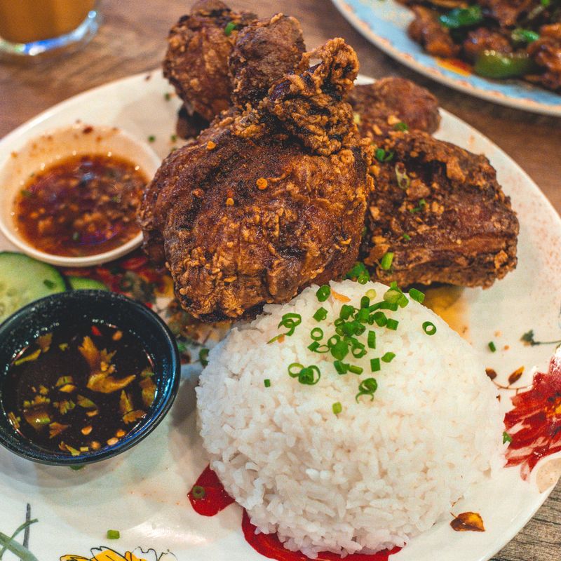 Crispy Fried Onion and Thai Basil Jasmine Rice