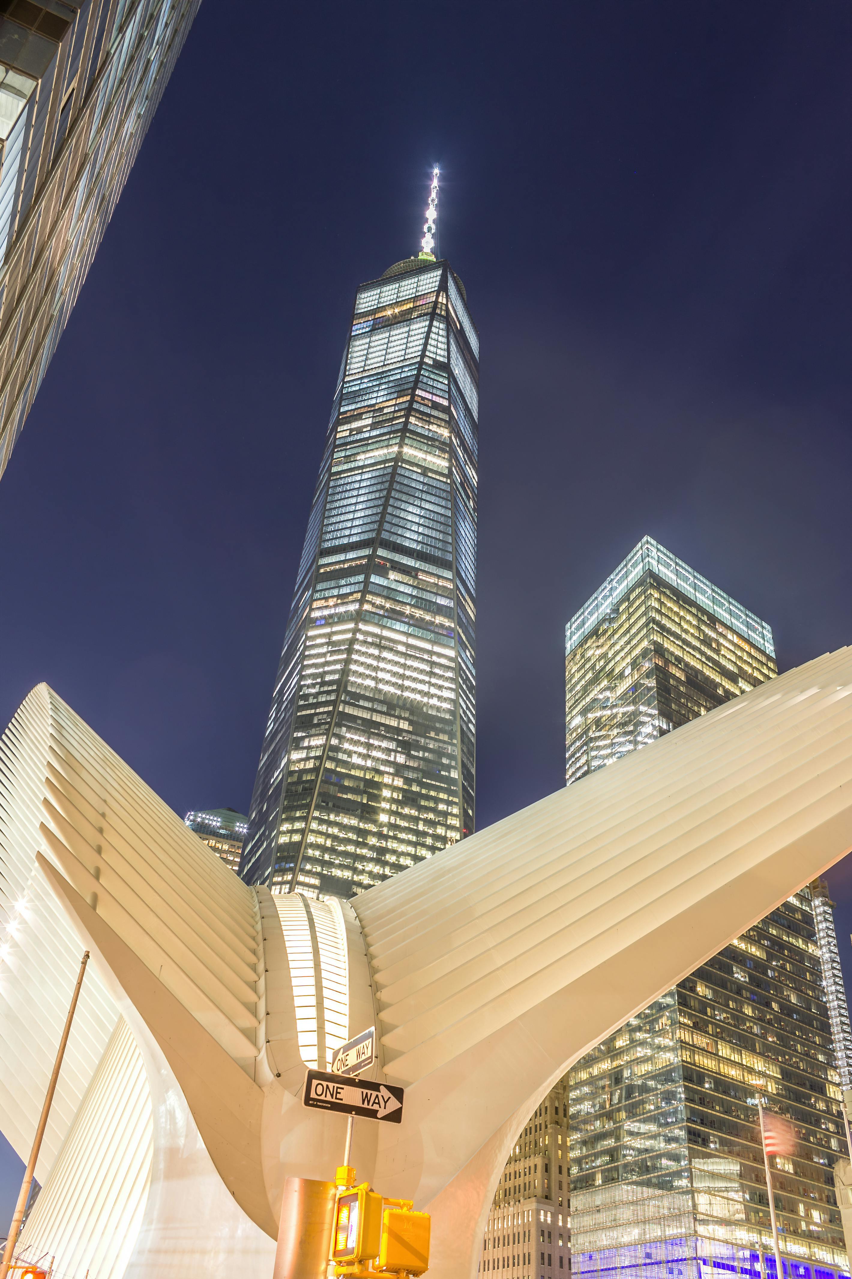 grátis Foto profissional grátis de cidade de nova iorque, exposição longa, one world trade center Foto profissional