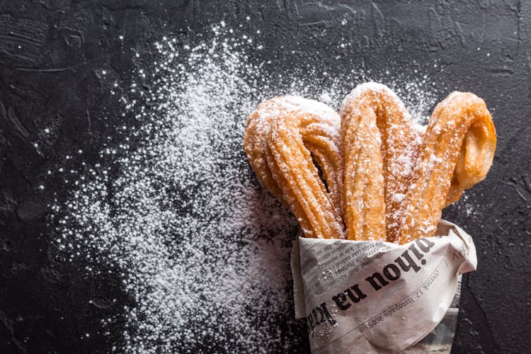 Churros With Powdered Sugar