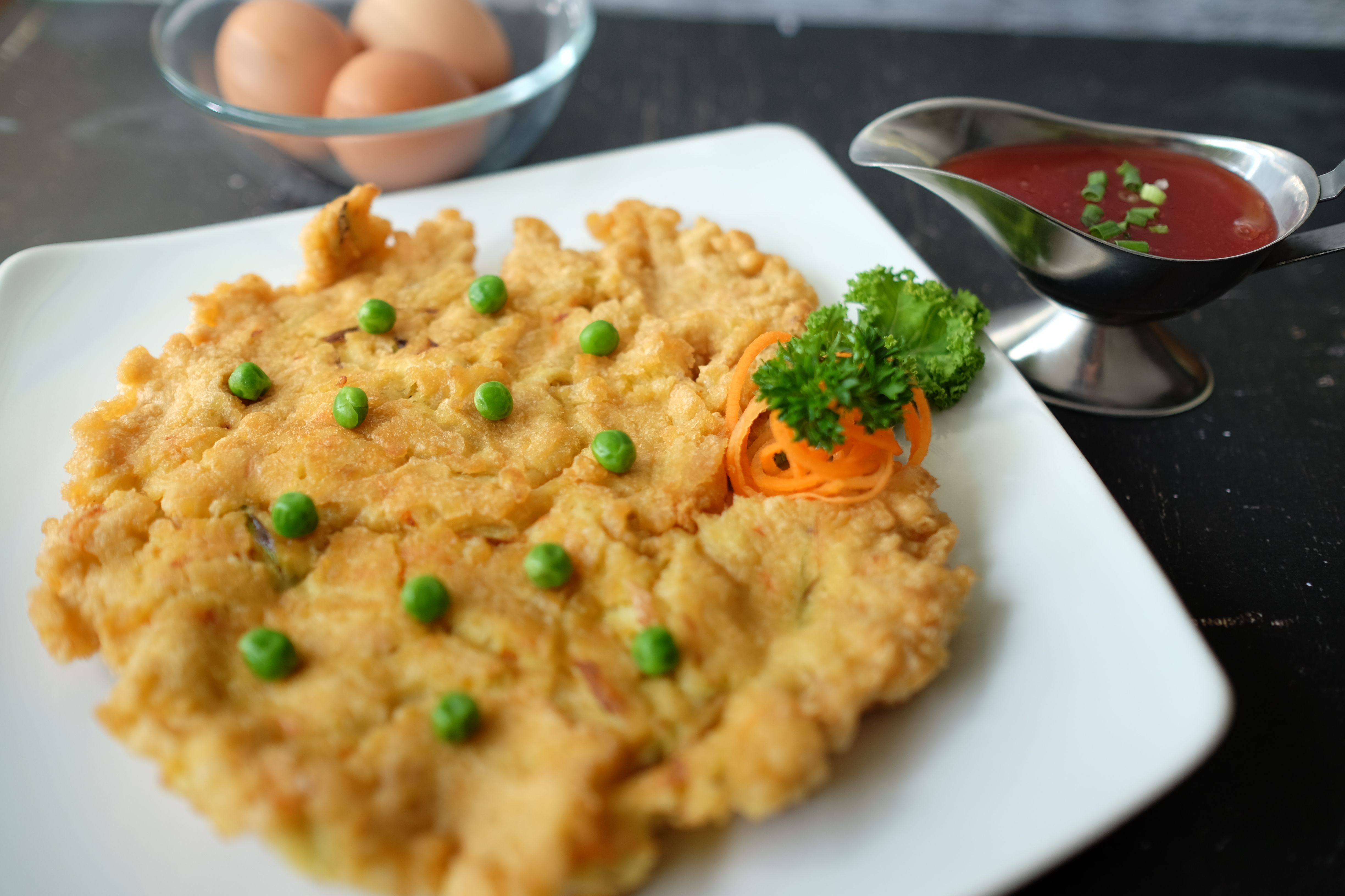 Chicken egg foo young