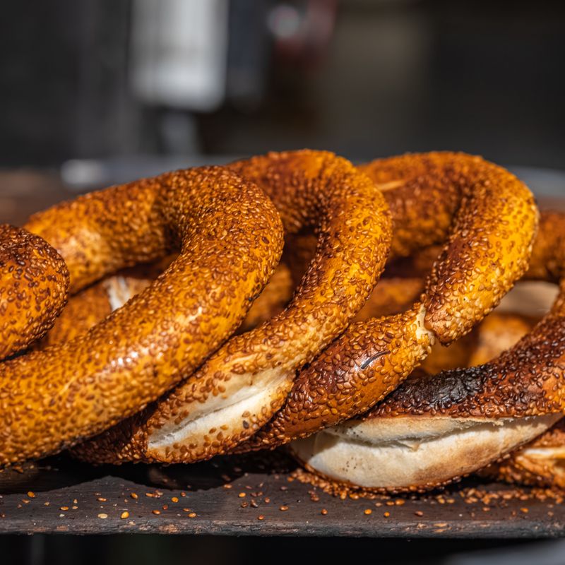 Sourdough Turkish Black Cumin and Roasted Sesame Breadstick Twists