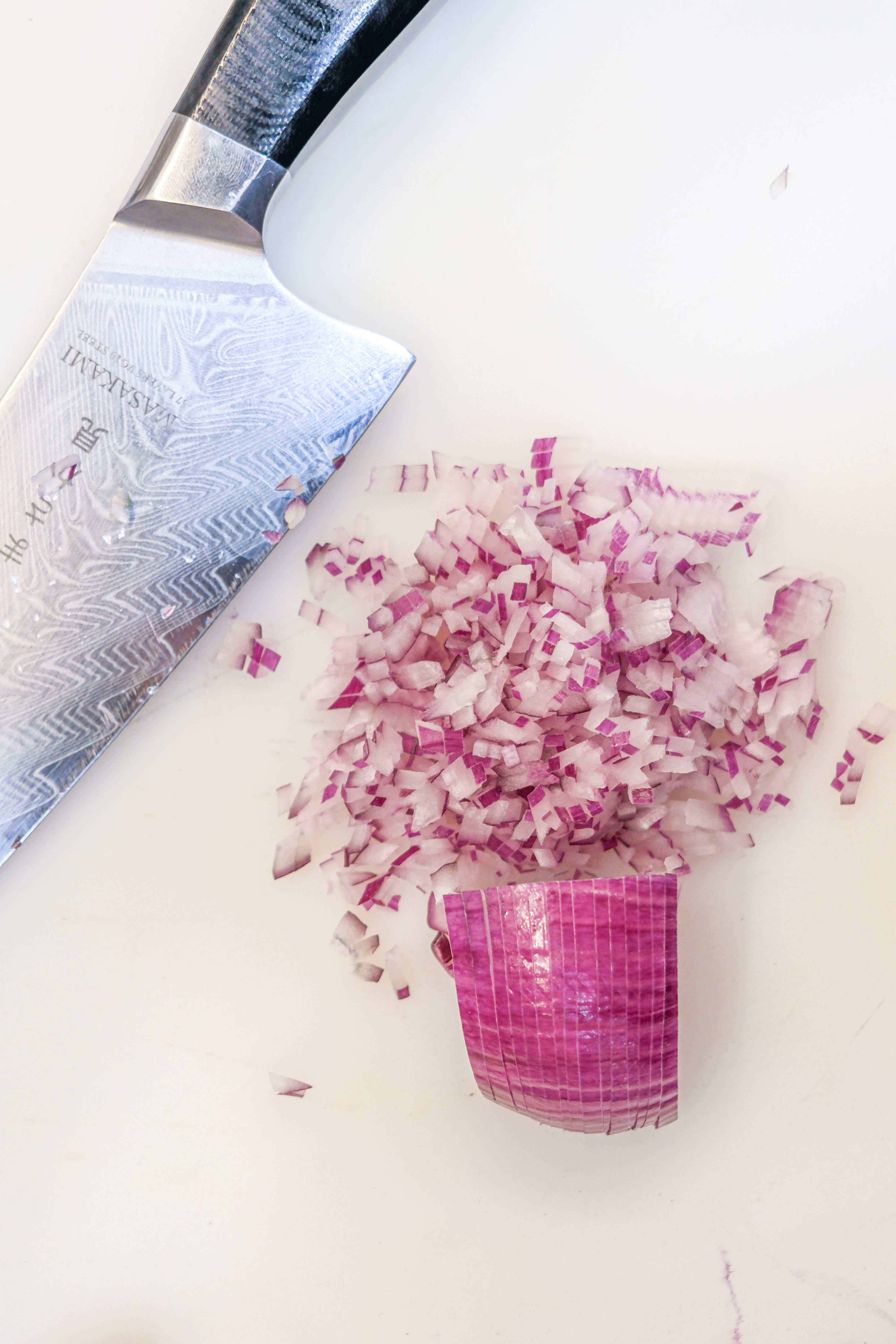 Practice classical French knife cuts — julienne and brunoise
