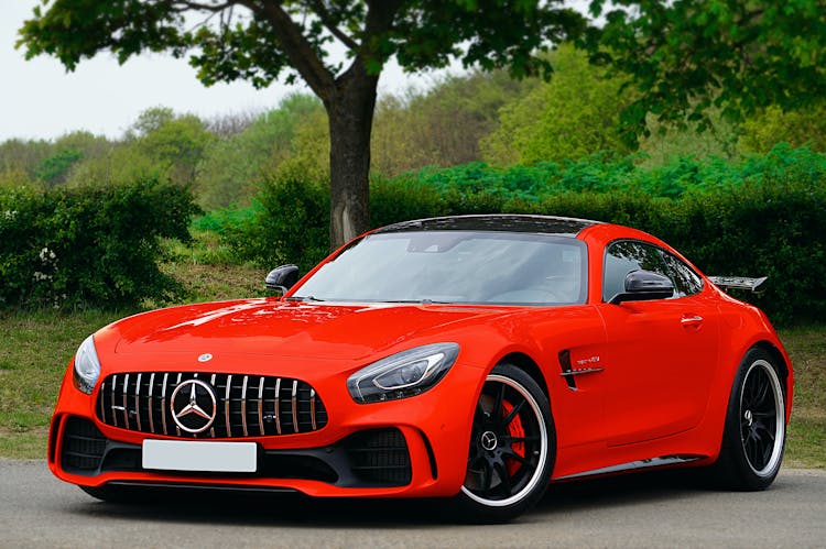 Photo Of Red Car Parked