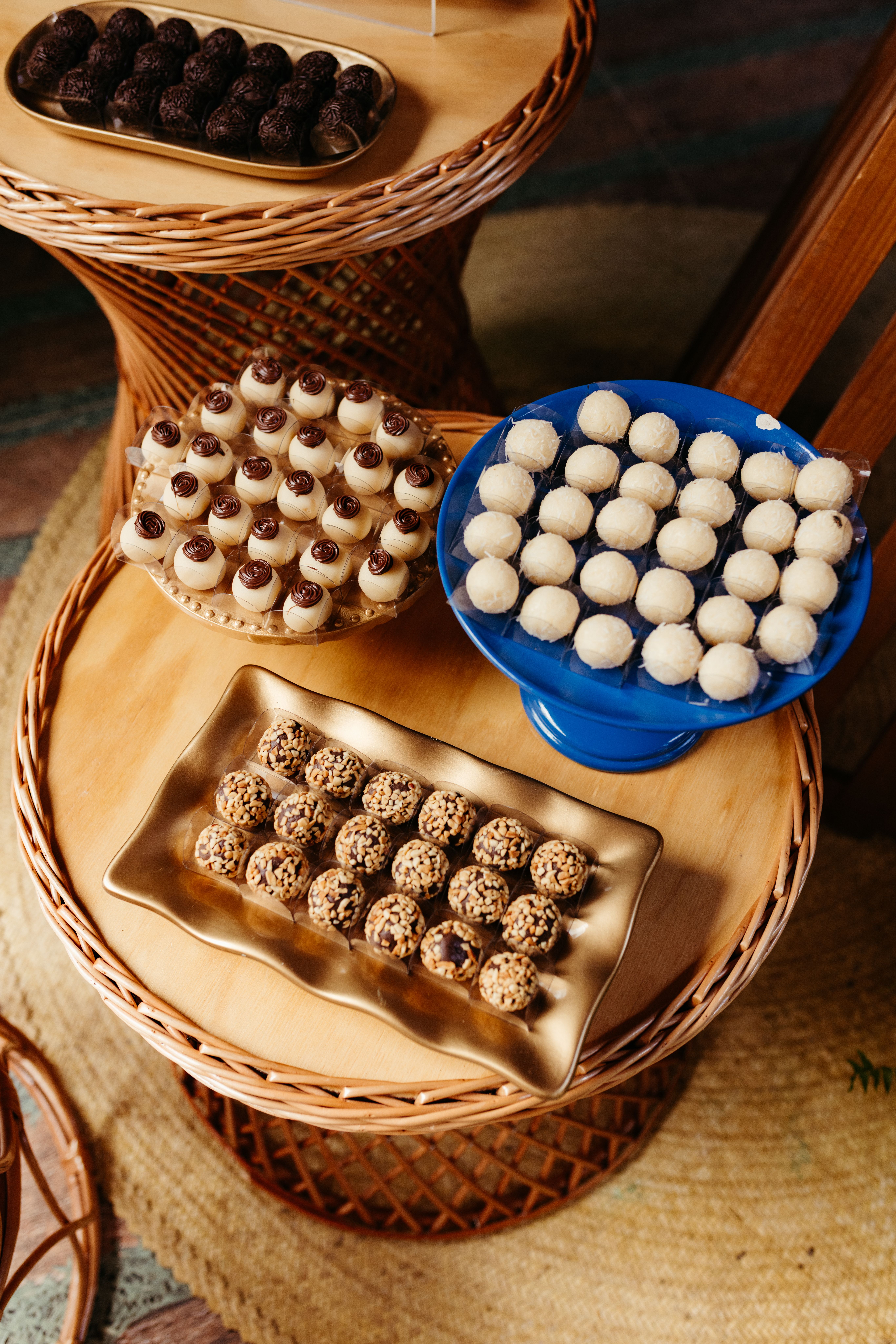 Assorted Truffles and Sweets on Display · Free Stock Photo