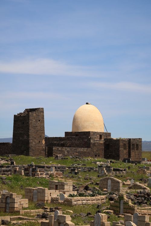 Syrian Stone Rituals Ancient Stone Ruins in Bosra, Syria · Free Stock Photo