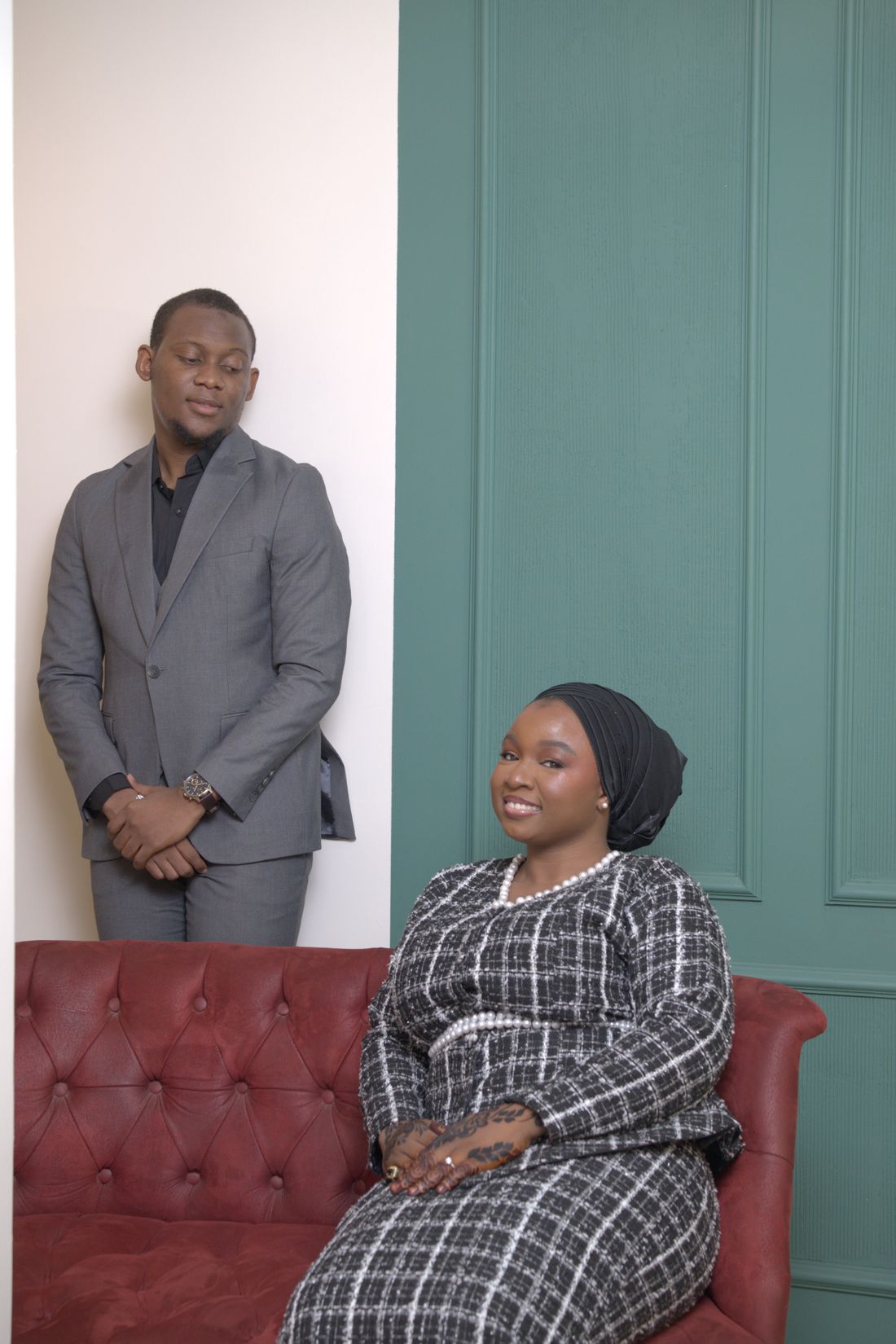 Two studio founders photographed together in a furnished room — photo by Taiye Salawu on Pexels