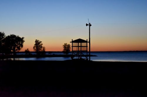 Free stock photo of beach sunset, beautiful sunset, blue river Stock Photo