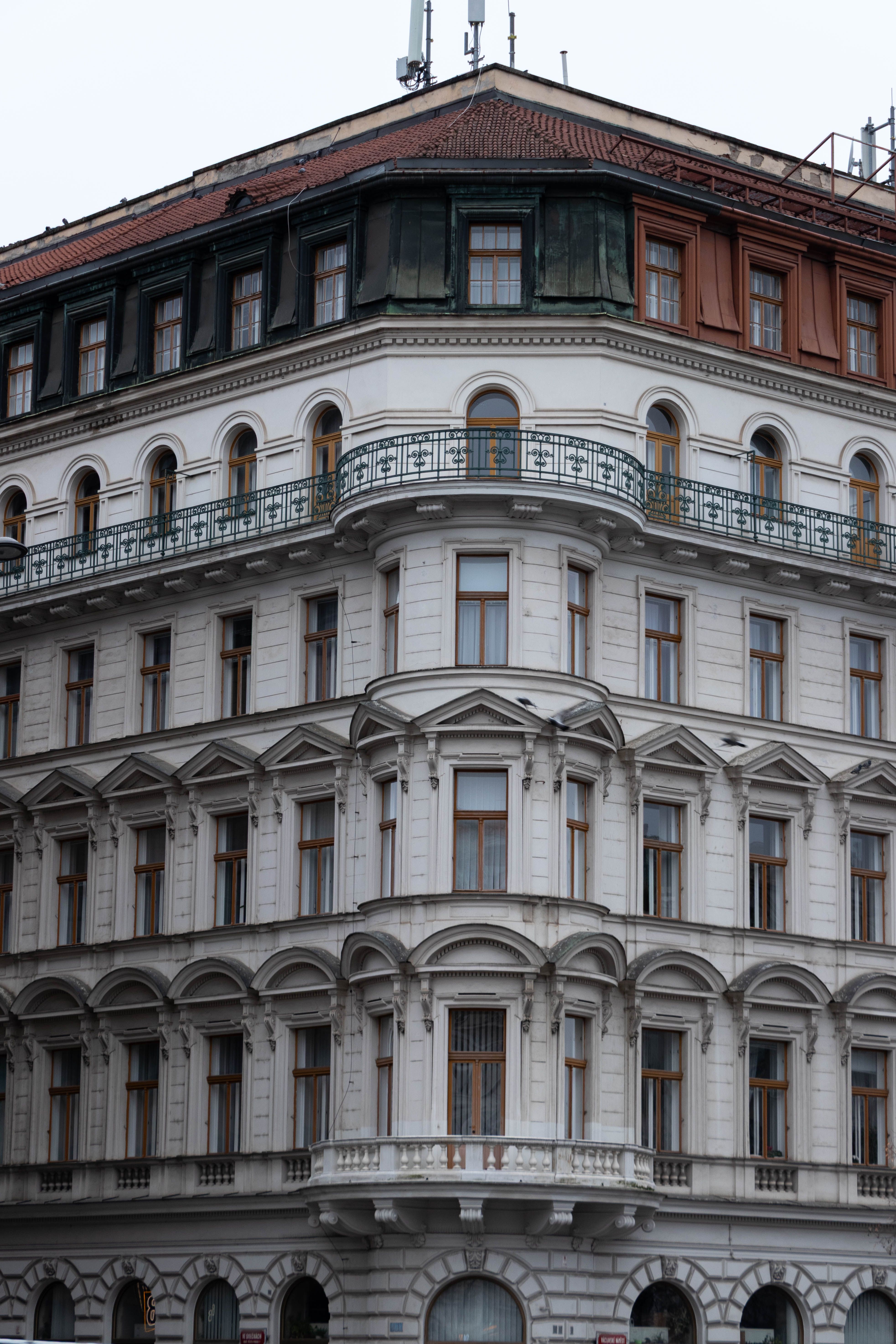 Elegant European Architectural Facade Close-up · Free Stock Photo