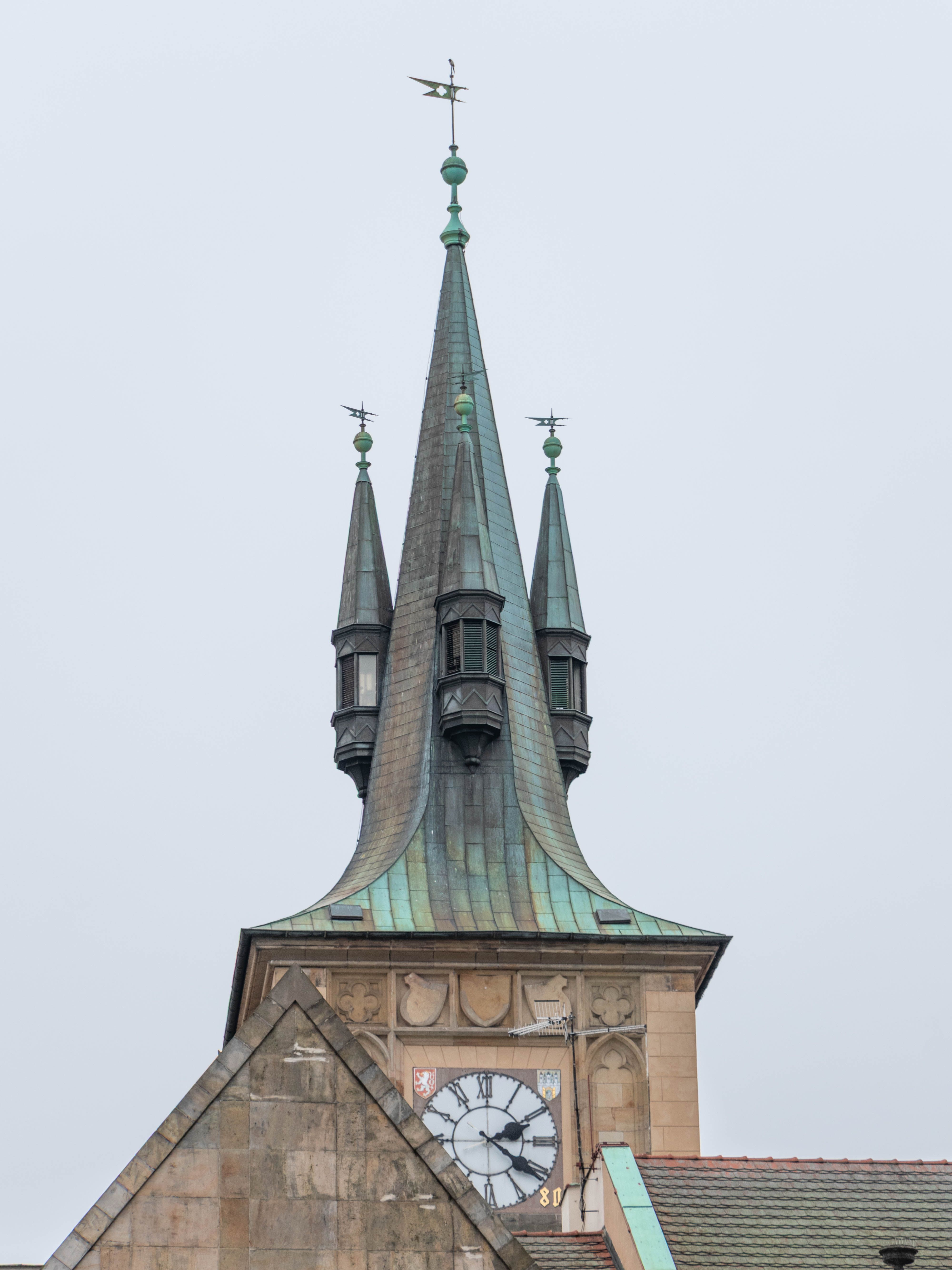 Historic Clock Tower with Roman Numerals in Europe · Free Stock Photo