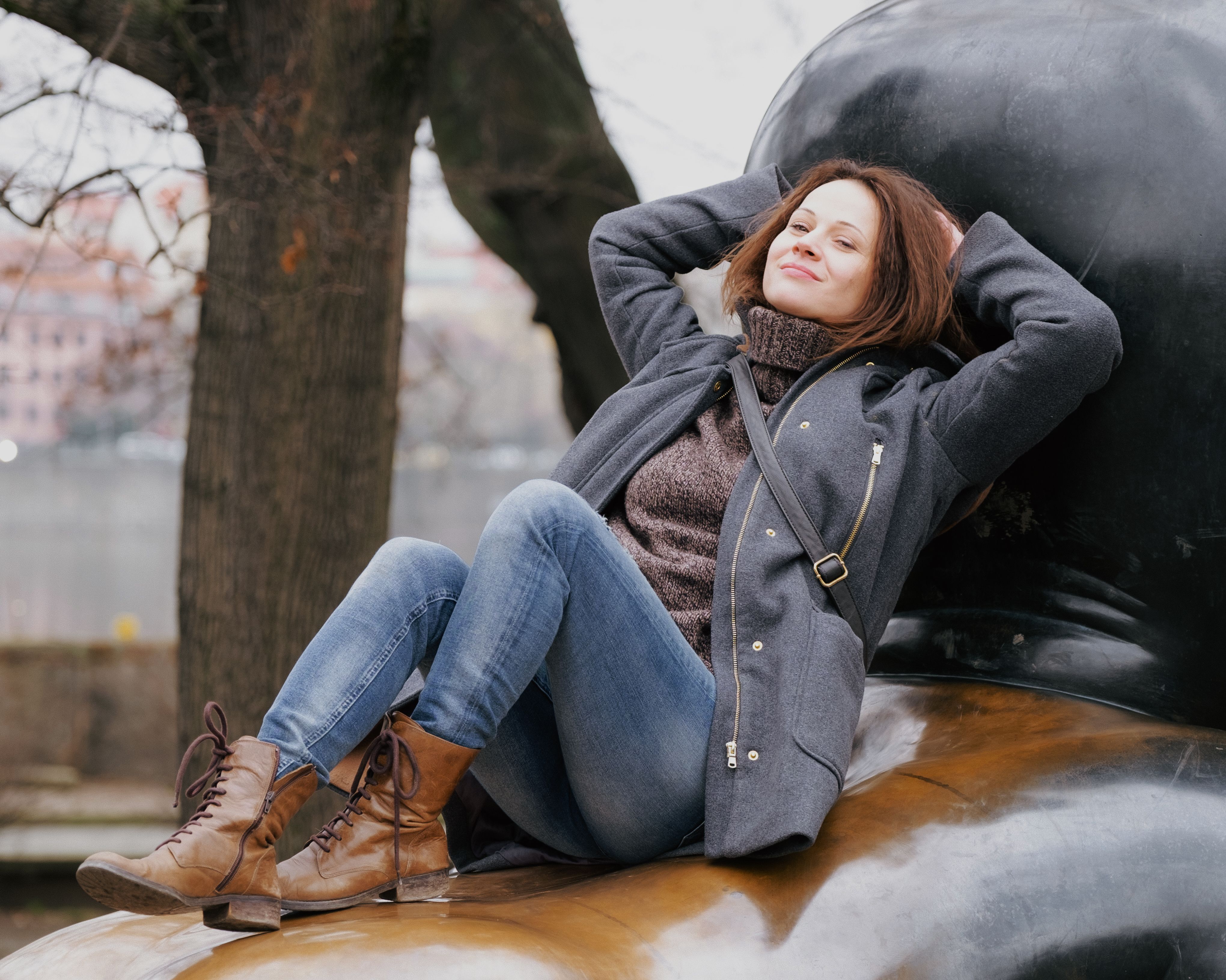 Beige Ankle Boots mit Blockabsatz im Test