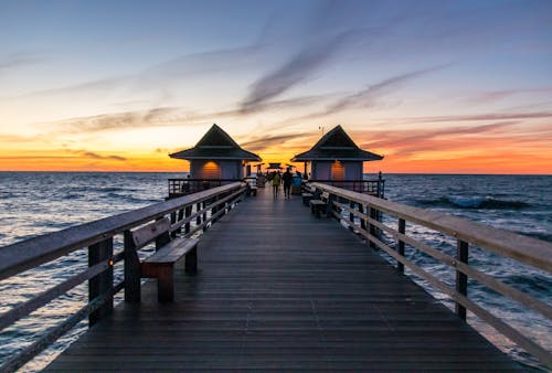 Pier At Sunset