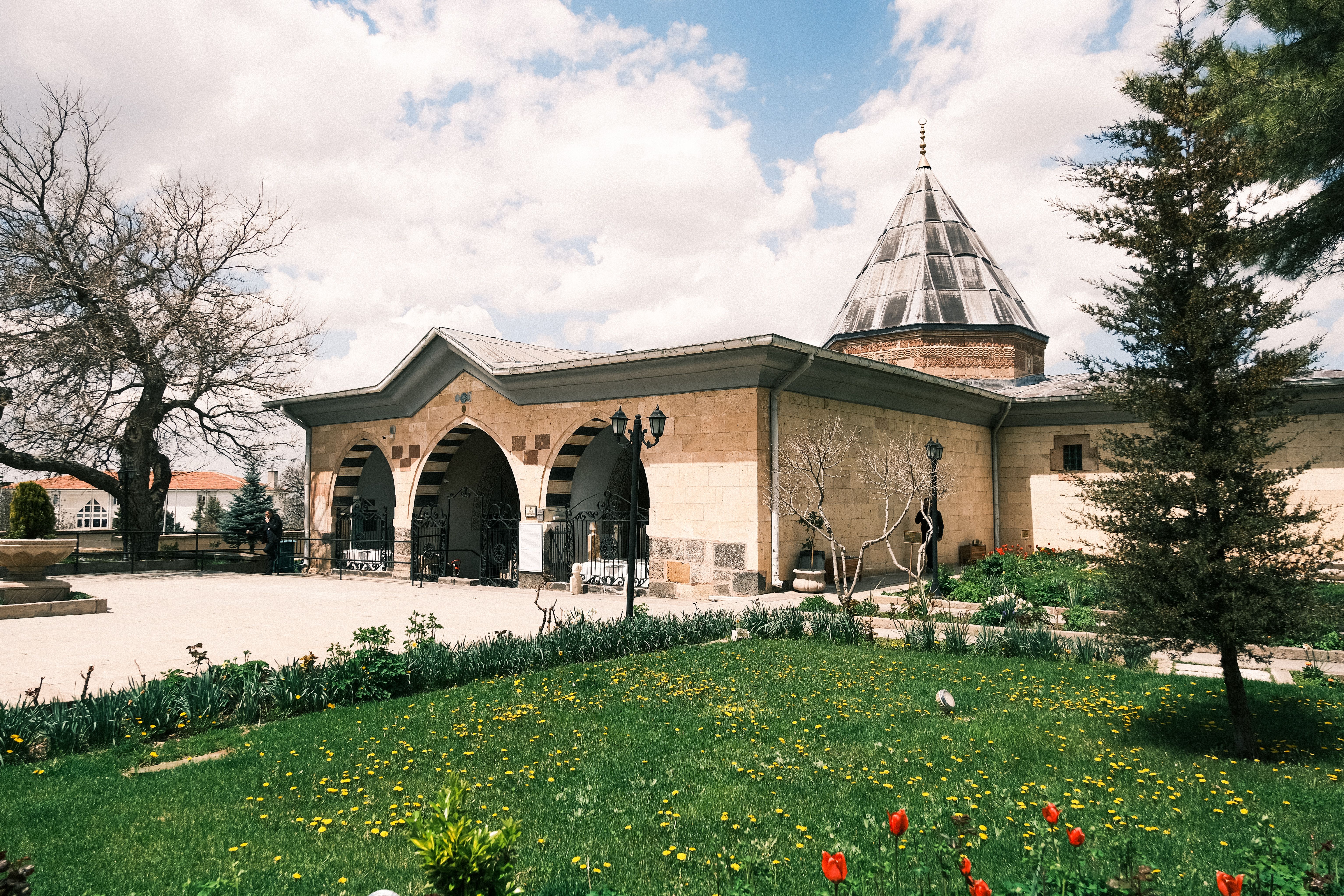 Khan's Palace in Sheki, Azerbaijan, showcasing intricate stained glass