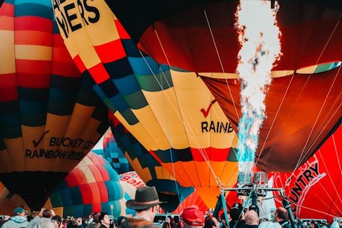 Kostnadsfri bild av ballonger, brand, festival