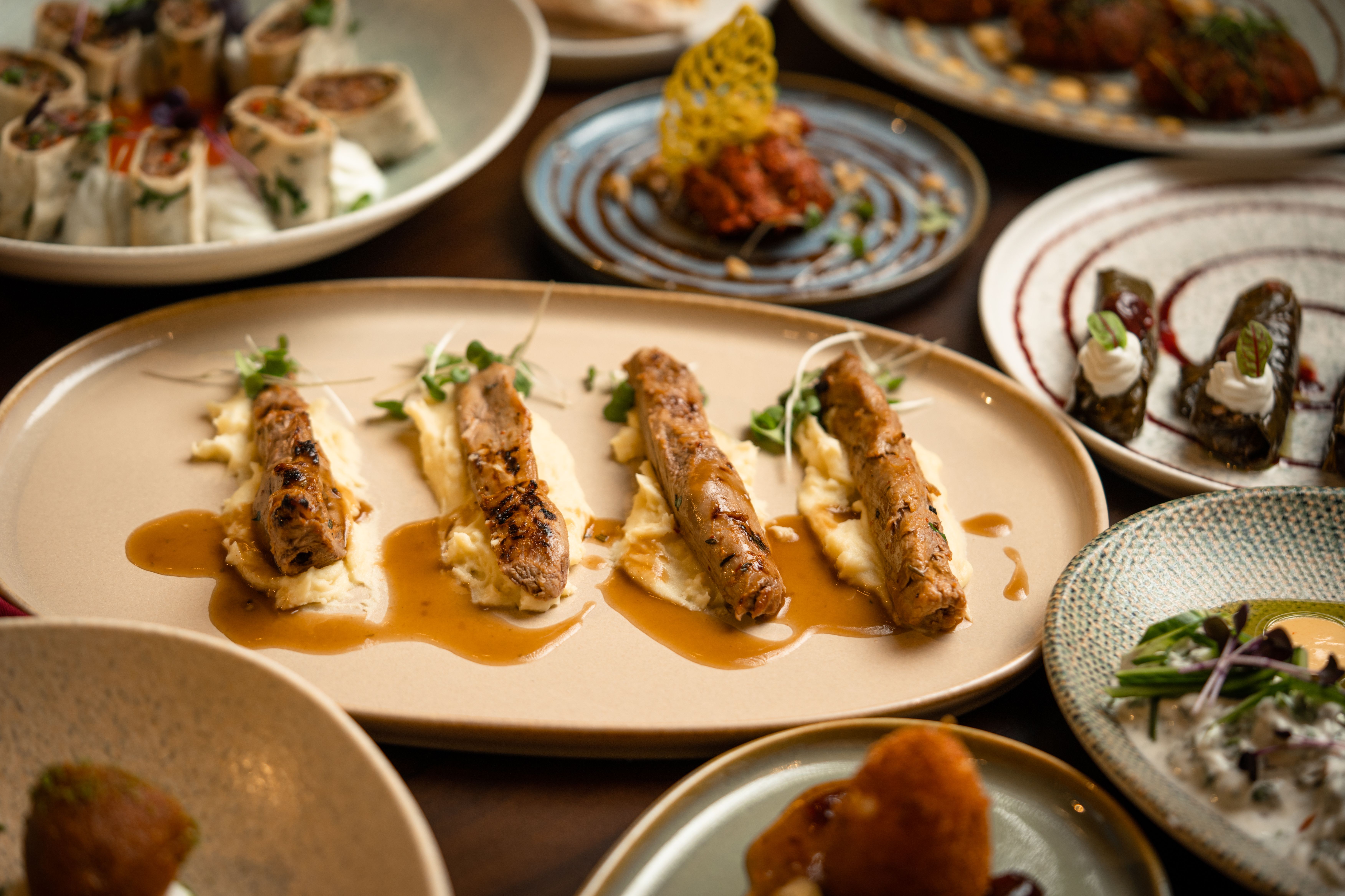 Blackened Kofta with Roasted Vegetables