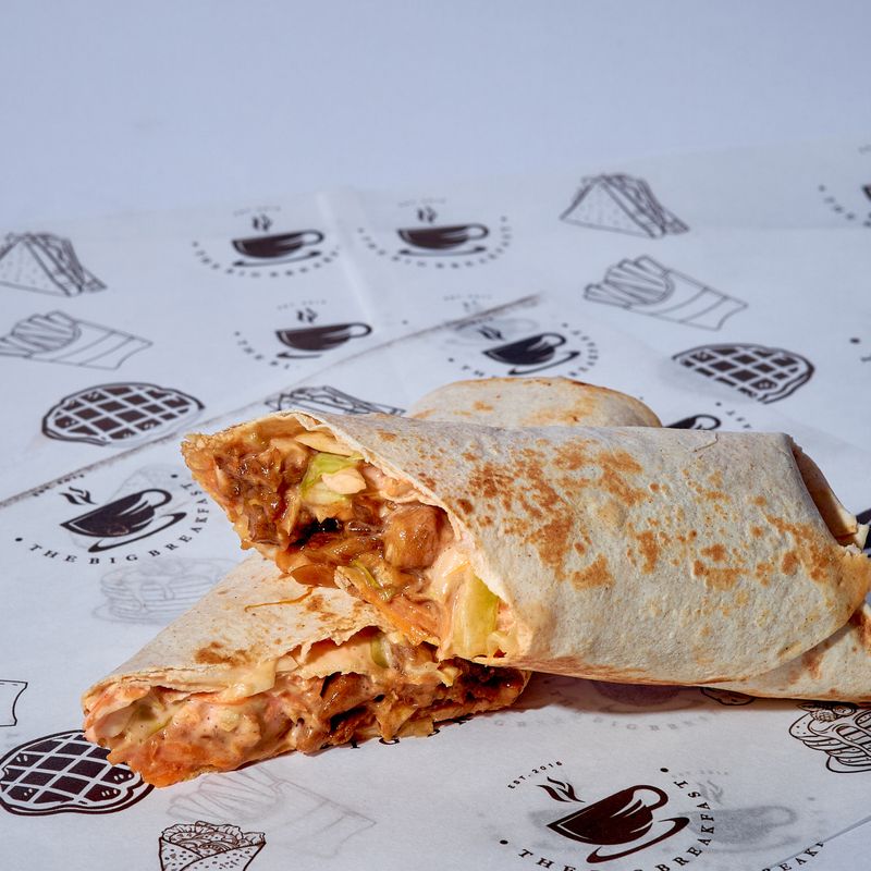 Mango Habanero Chicken Burritos