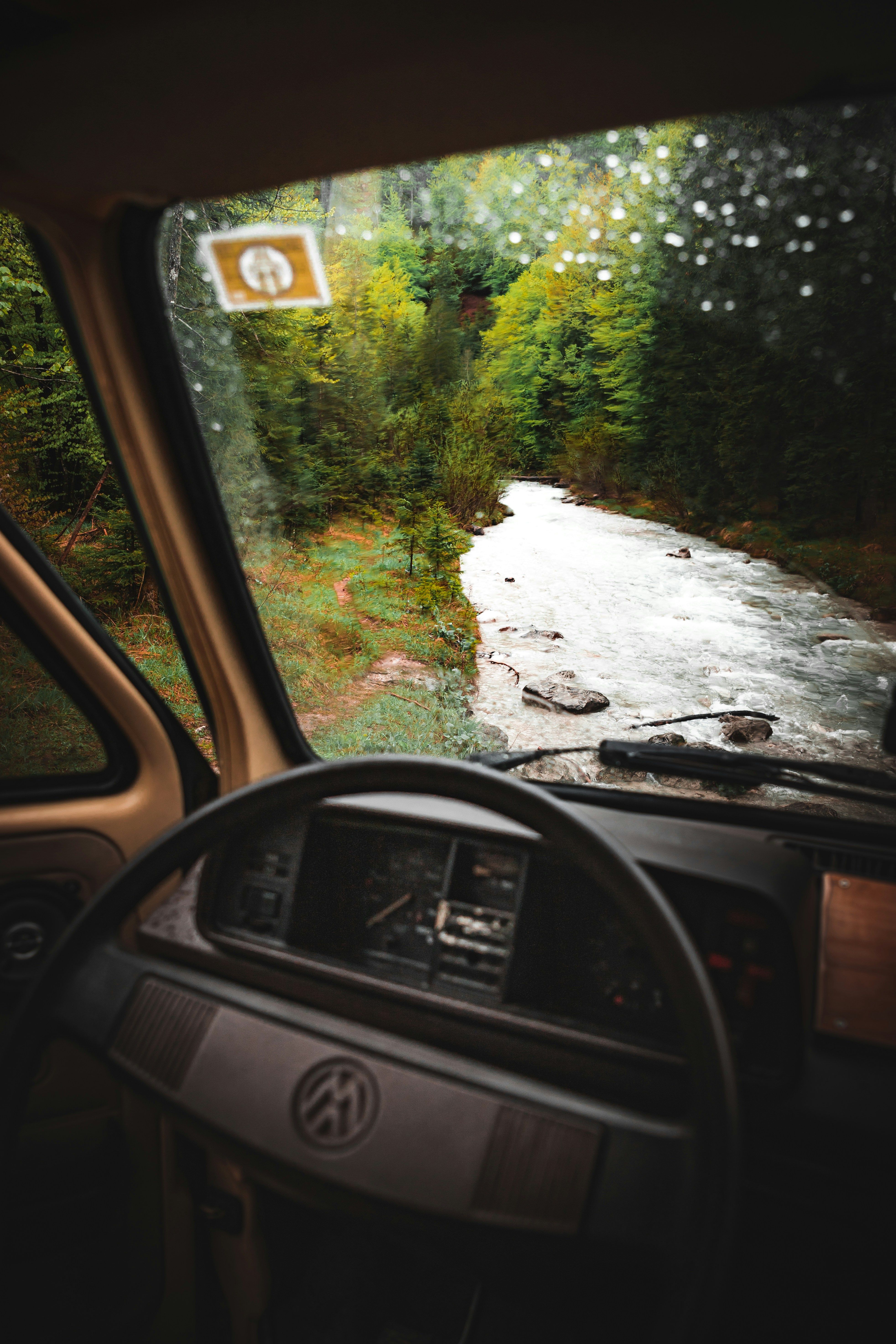 Experience the lush greenery of Upper Austria from the comfort of a campervan.