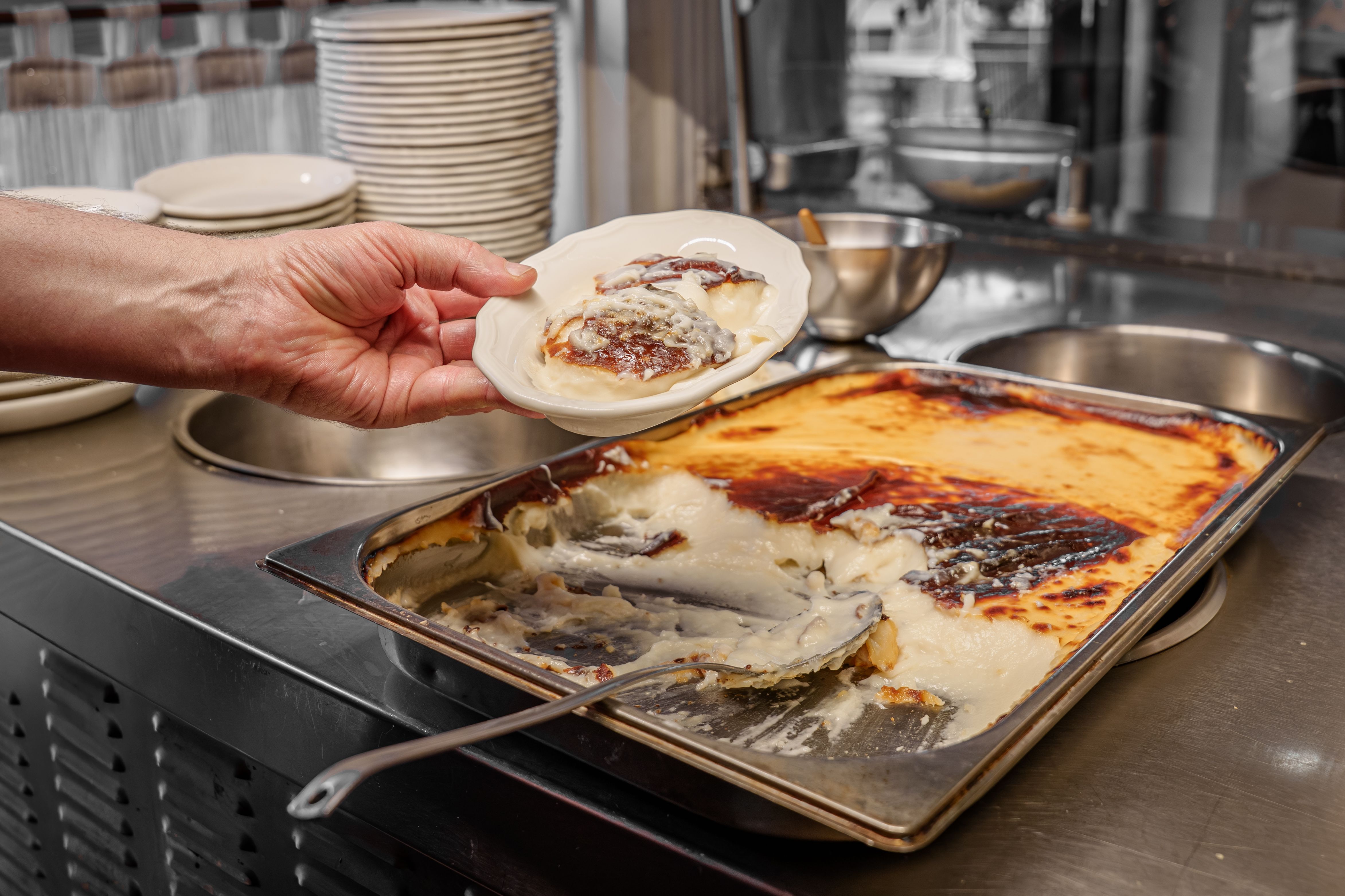 Herb-Roasted Moussaka with a Quick Pan Sauce
