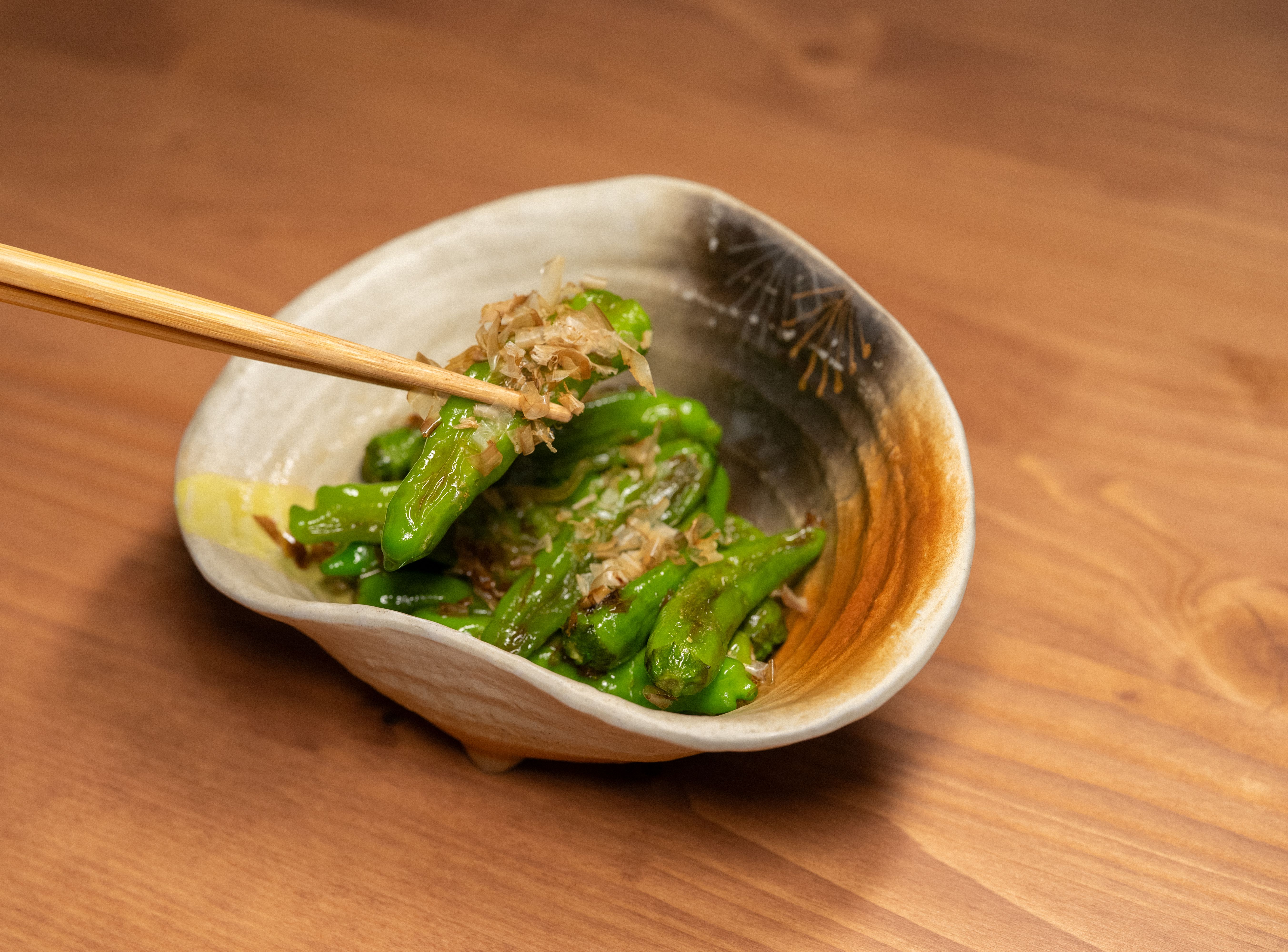 Sizzling Rice Bowl with Sweet Peas