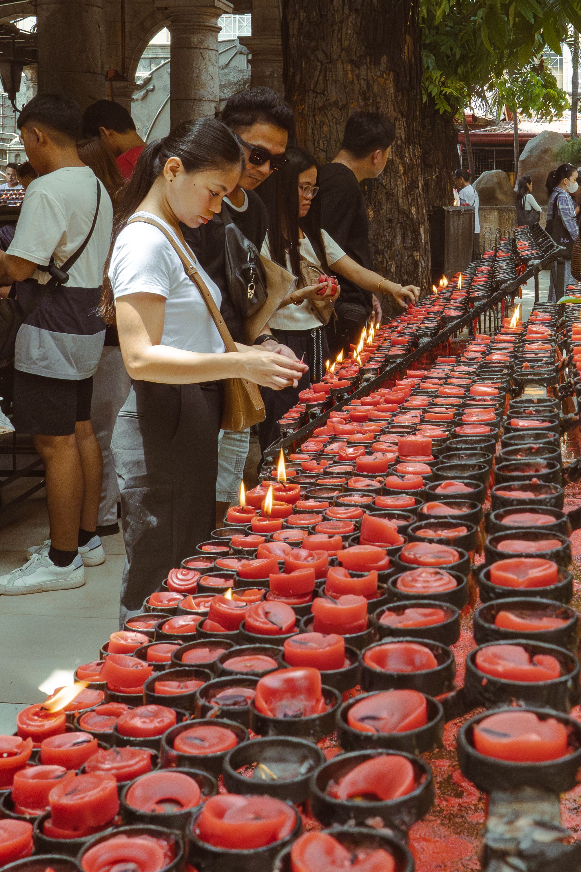 Devotees Lighting Candles in Cebu City · Free Stock Photo